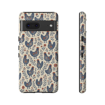 Folk Hens Tough Case