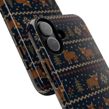 Highland Cow Sweater Tough Case