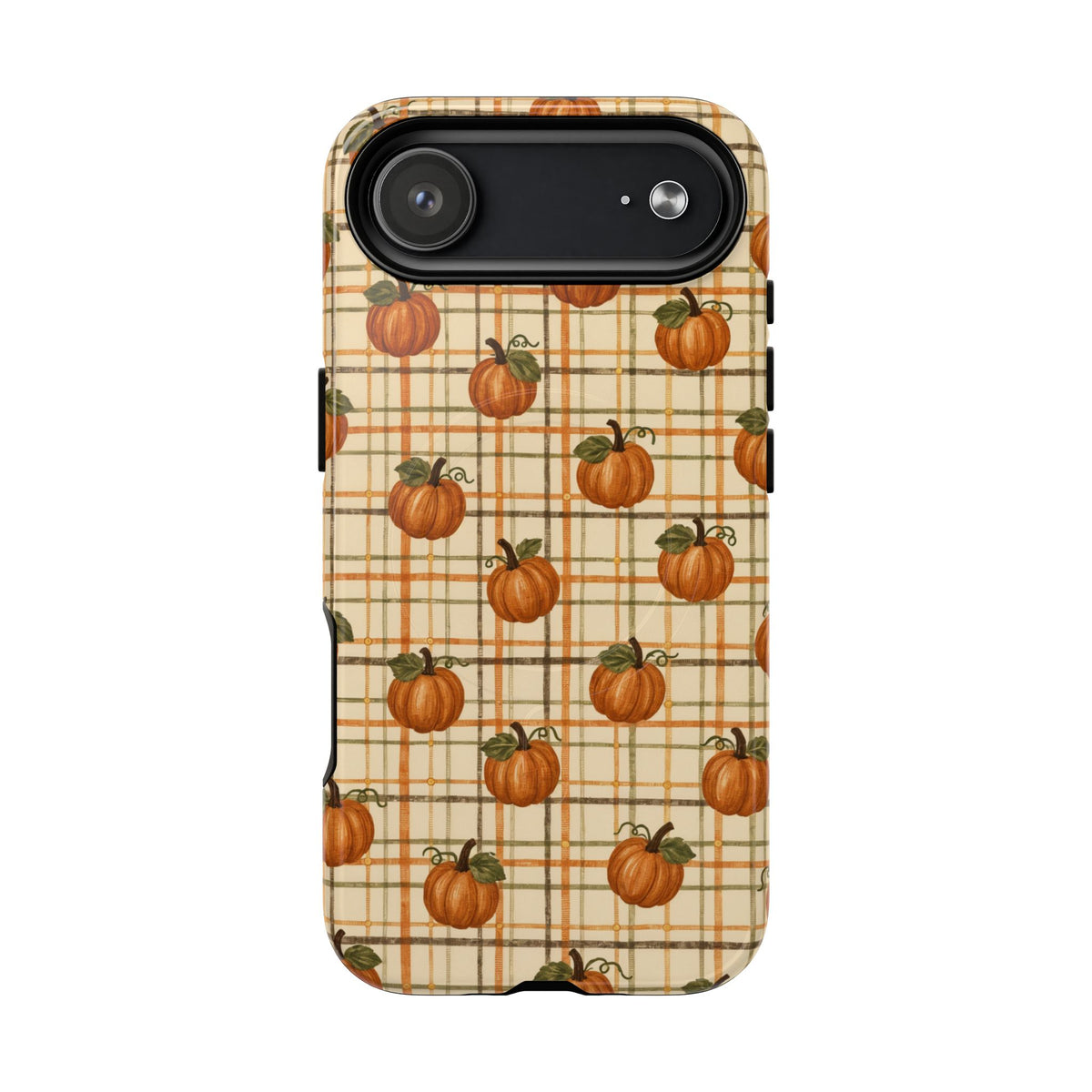 Pumpkin Tartan Magnetic Case