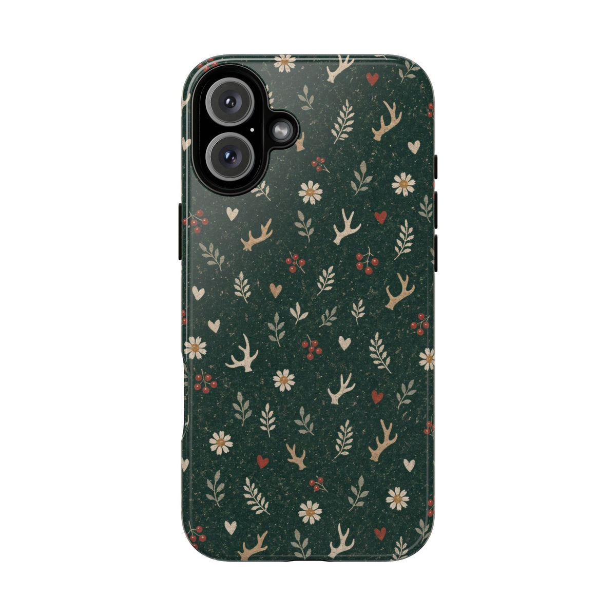 Antler Daisies Evergreen Tough Case