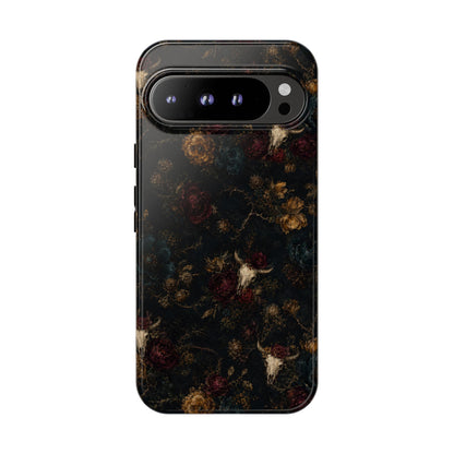 Bull Skull Bloom Tough Case