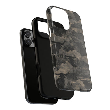 Camo Longhorns Tough Case