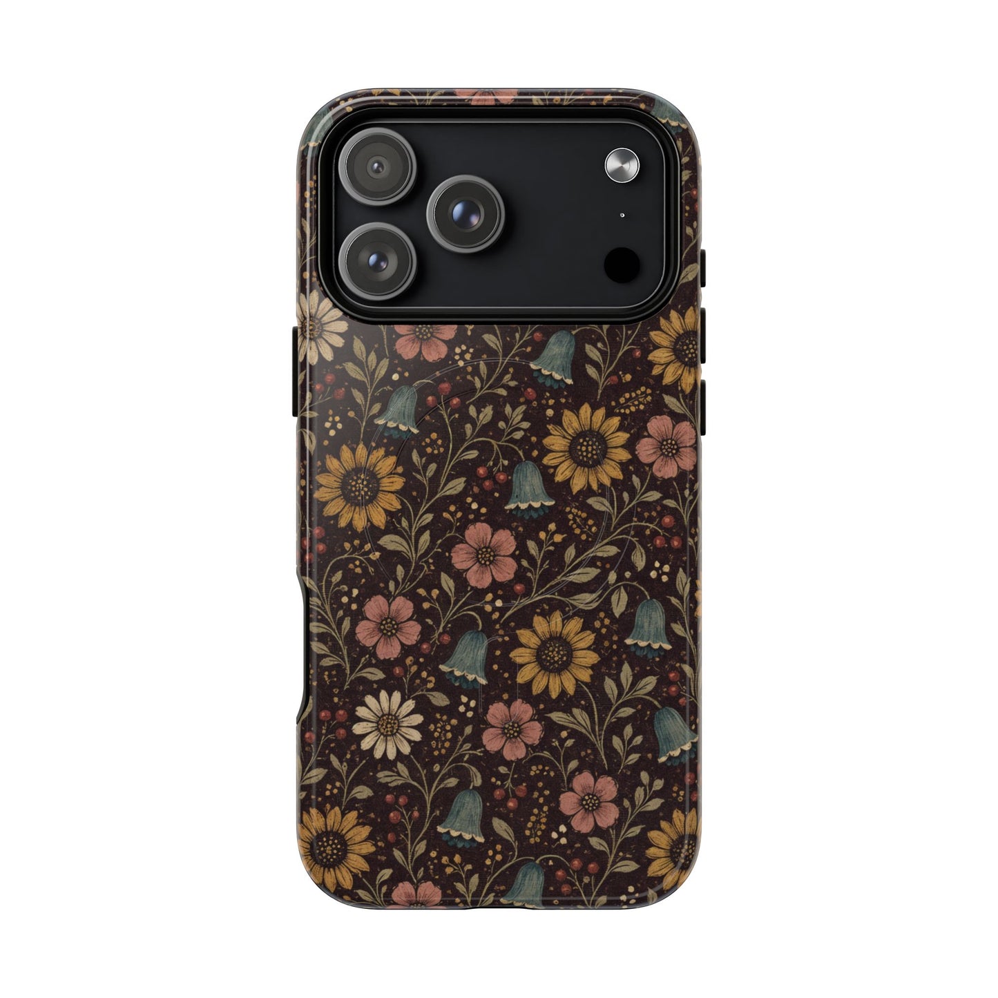 Plum Folk Floral Magnetic Case