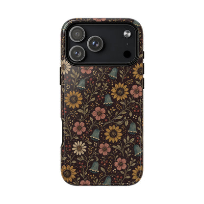 Plum Folk Floral Magnetic Case