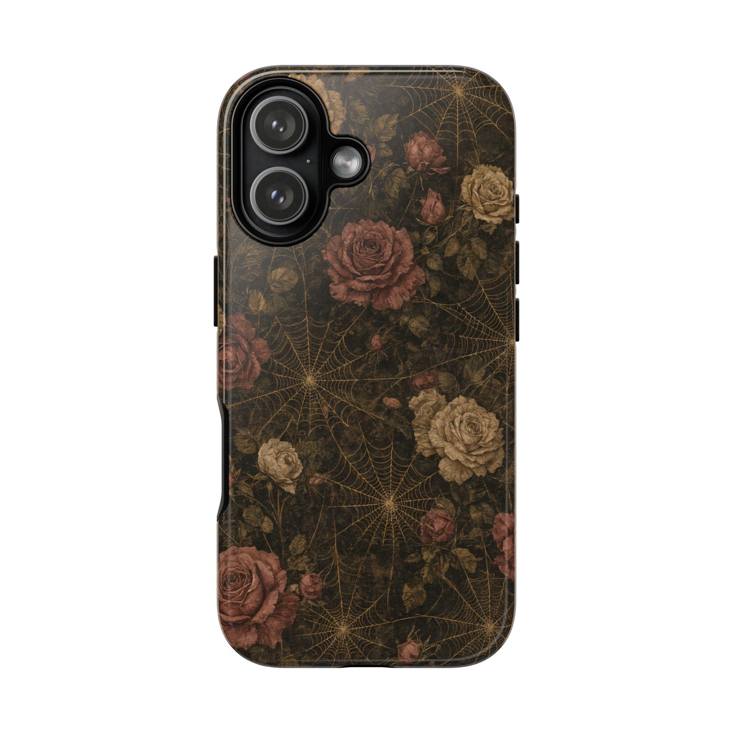 Spiderweb Rose Tough Case