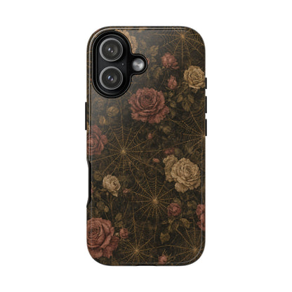Spiderweb Rose Tough Case