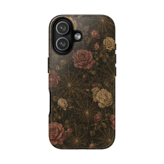 Spiderweb Rose Tough Case