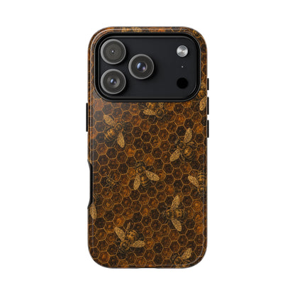 Golden Honeycomb Tough Case