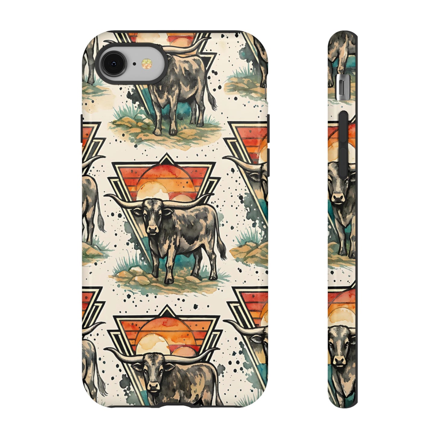 Retro Longhorn Tough Case