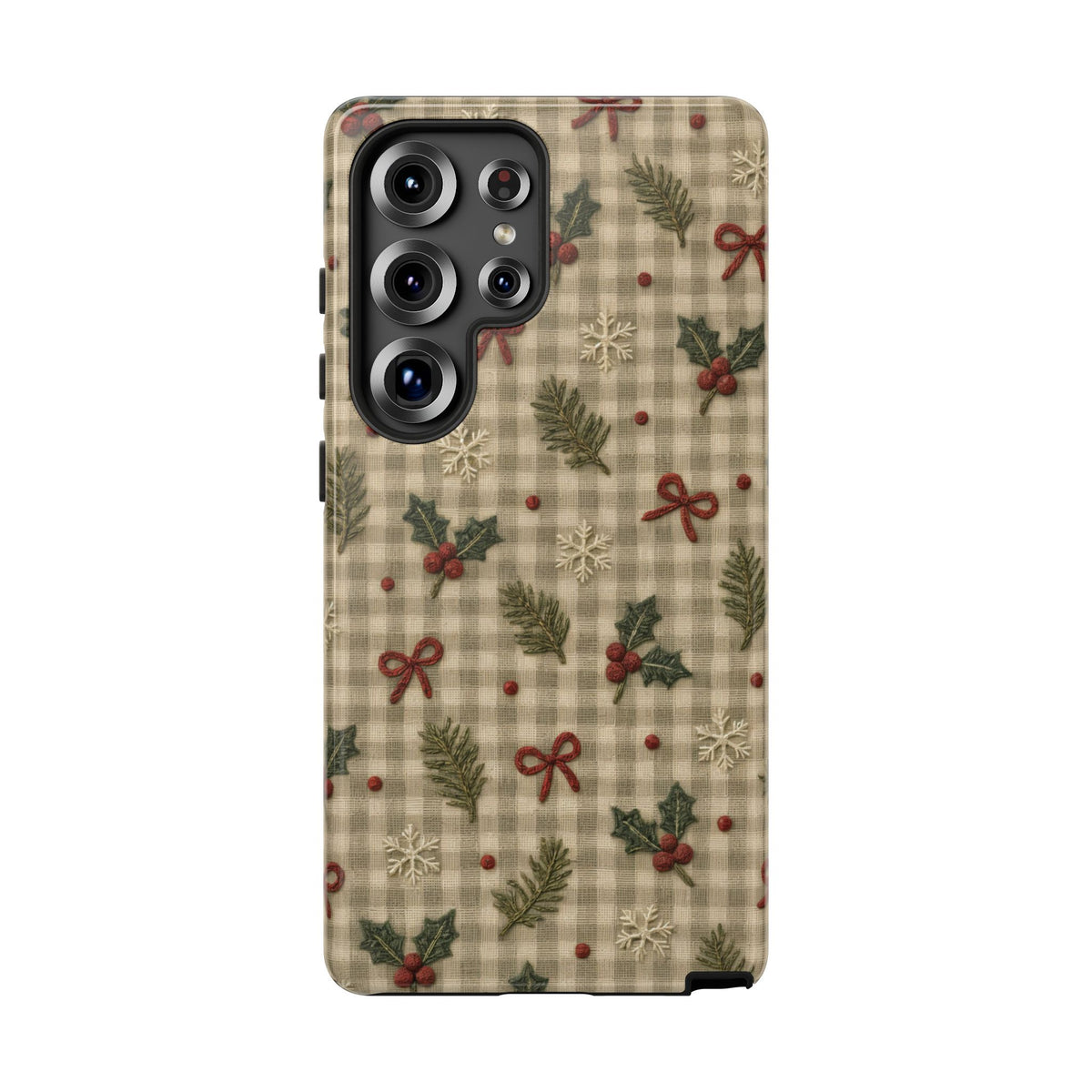 Gingham Holly Tough Case