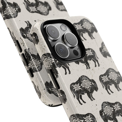 Aztec Buffalo Tough Phone Case