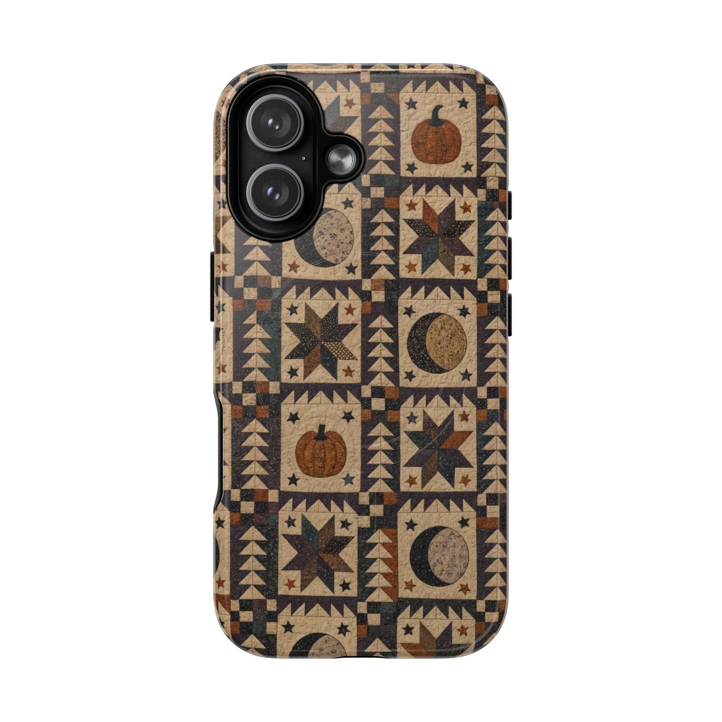 Moon Quilt Magnetic Case