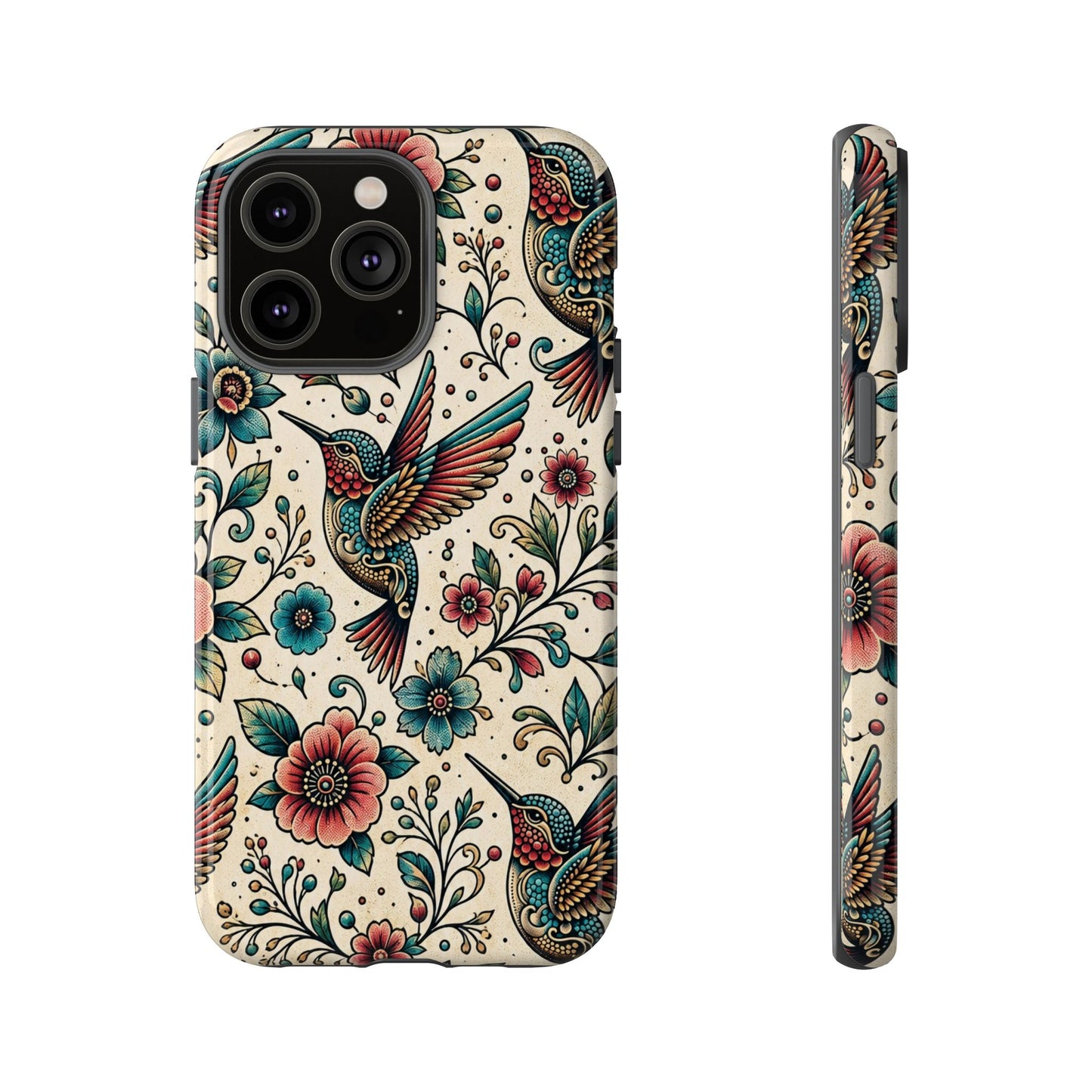 Retro Hummingbird Tough Case
