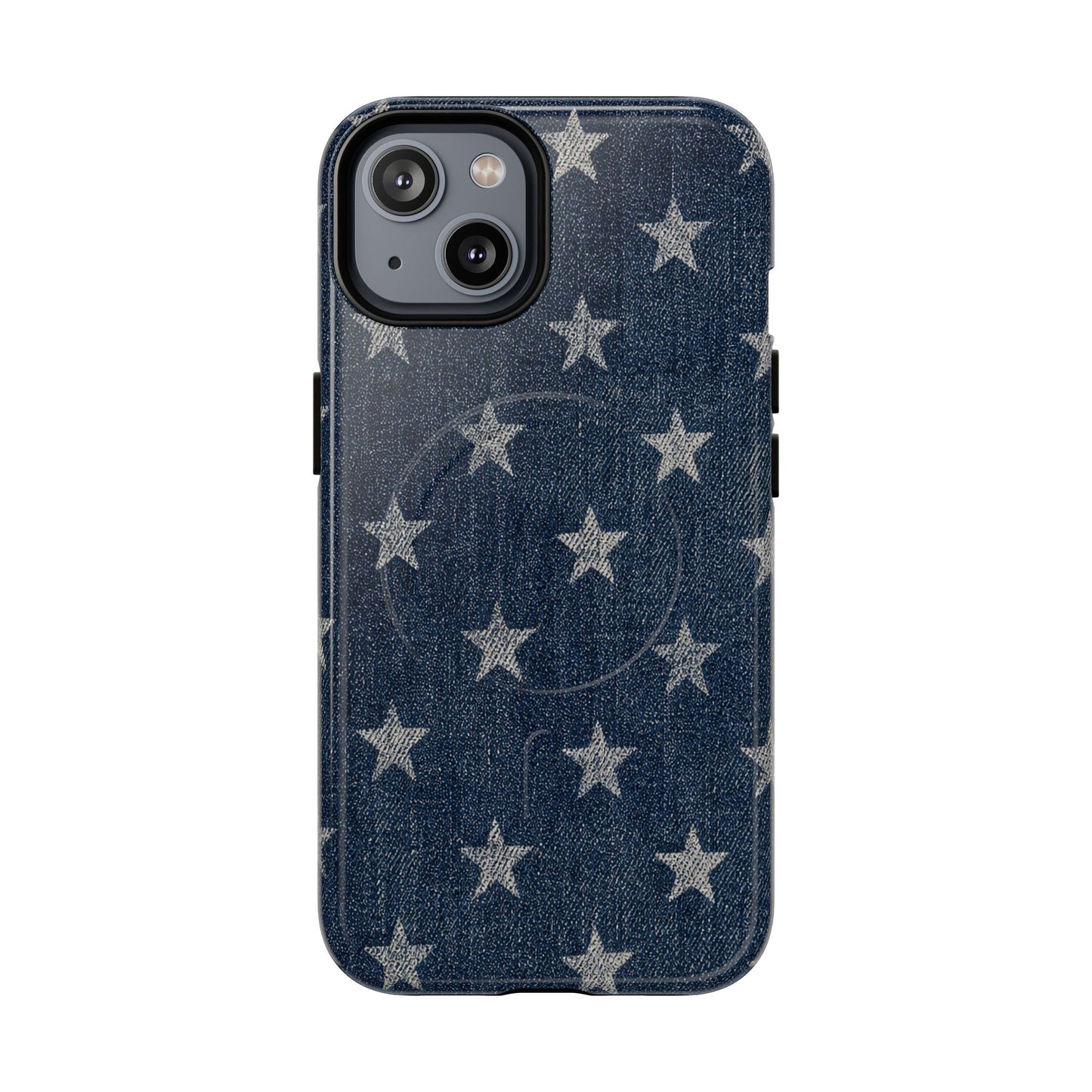 Denim And Stars Magnetic Case
