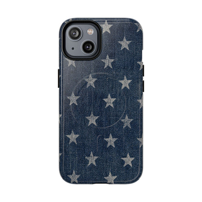 Denim And Stars Magnetic Case