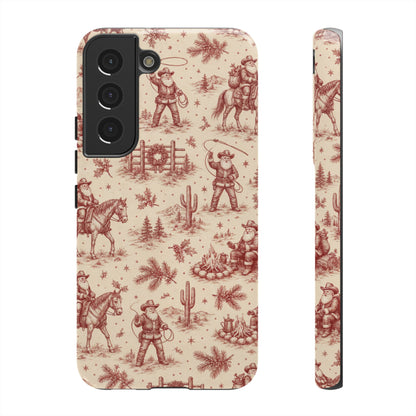 Cowboy Santa Toile Tough Case
