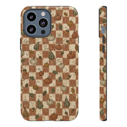Pumpkin Checker Tough Case
