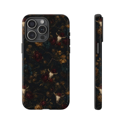Bull Skull Bloom Tough Case