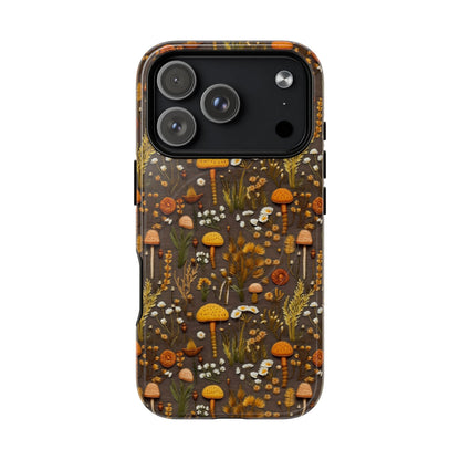 Brown Mushroom Magnetic Case