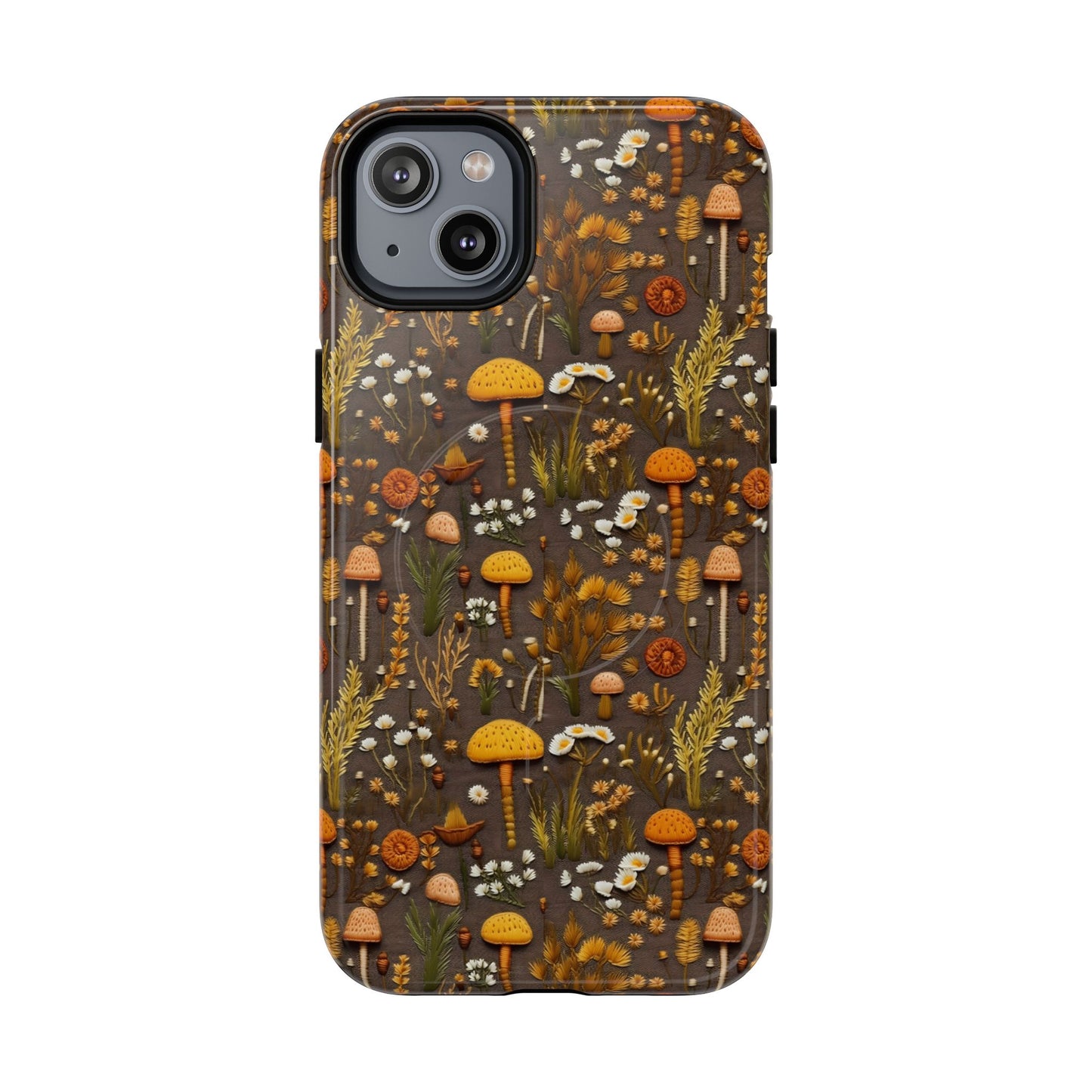 Brown Mushroom Magnetic Case