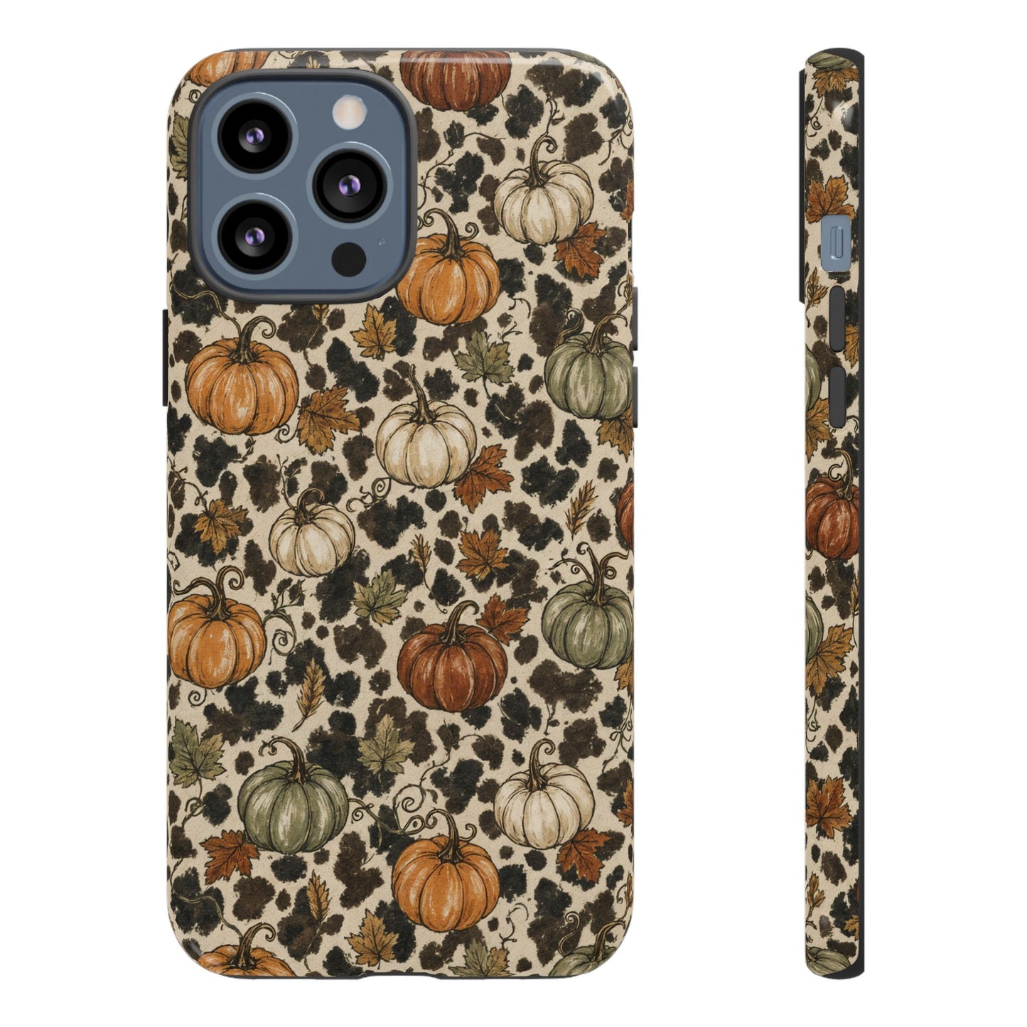 Cowhide Pumpkin Patch Tough Case