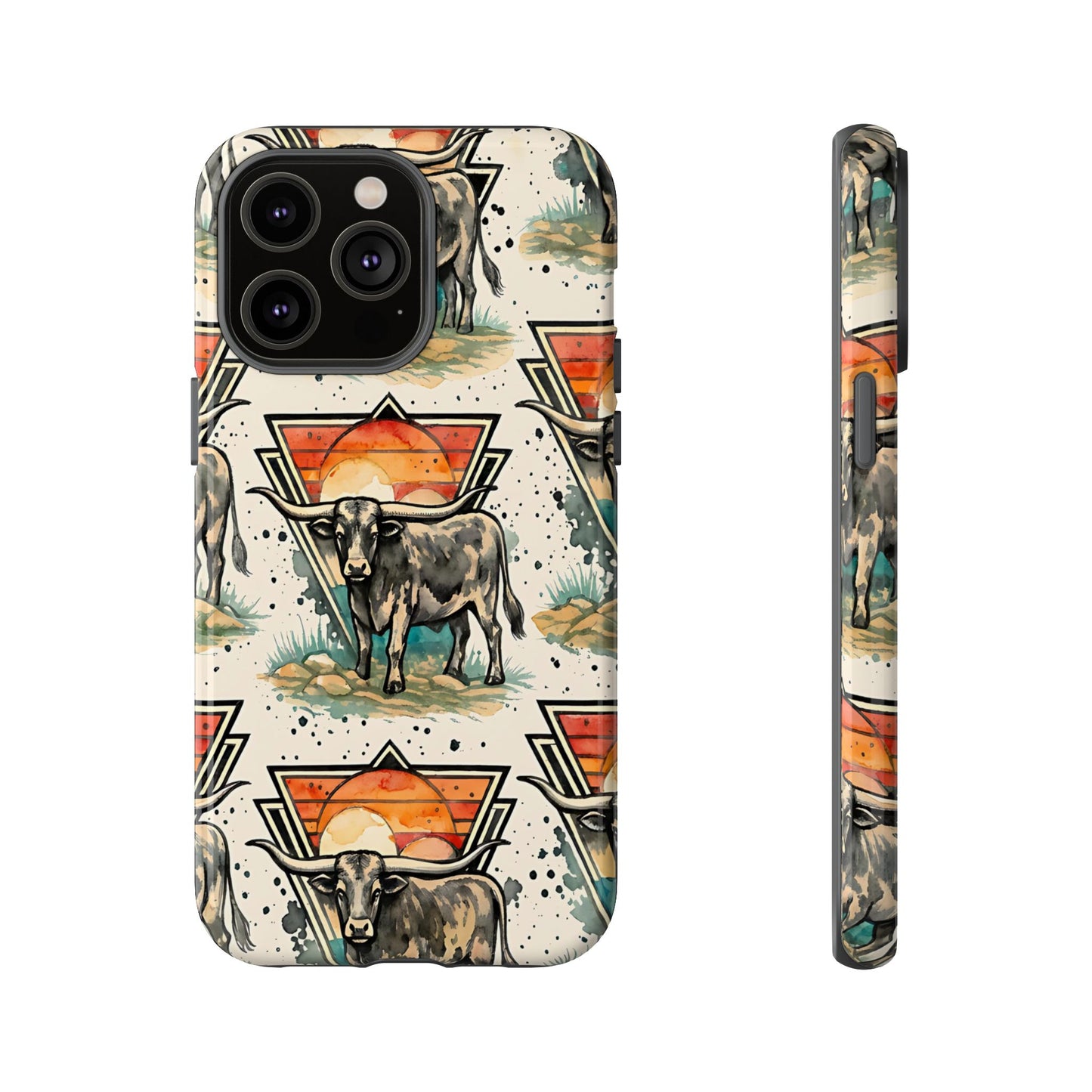 Retro Longhorn Tough Case