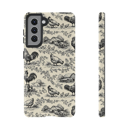 Toile Chickens Tough Case