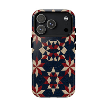 Patriotic Quilt Magnetic Case