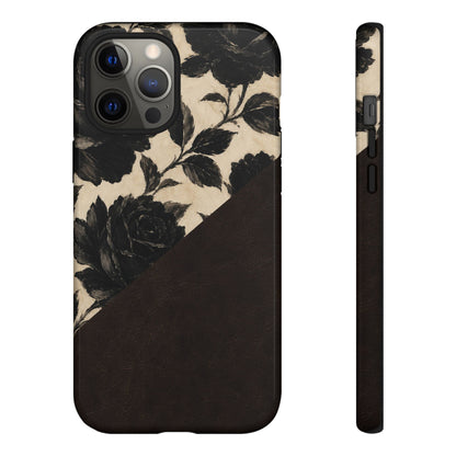 Rose Leather Tough Case