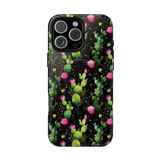 Neon Cactus Magnetic Case