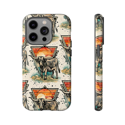 Retro Longhorn Tough Case