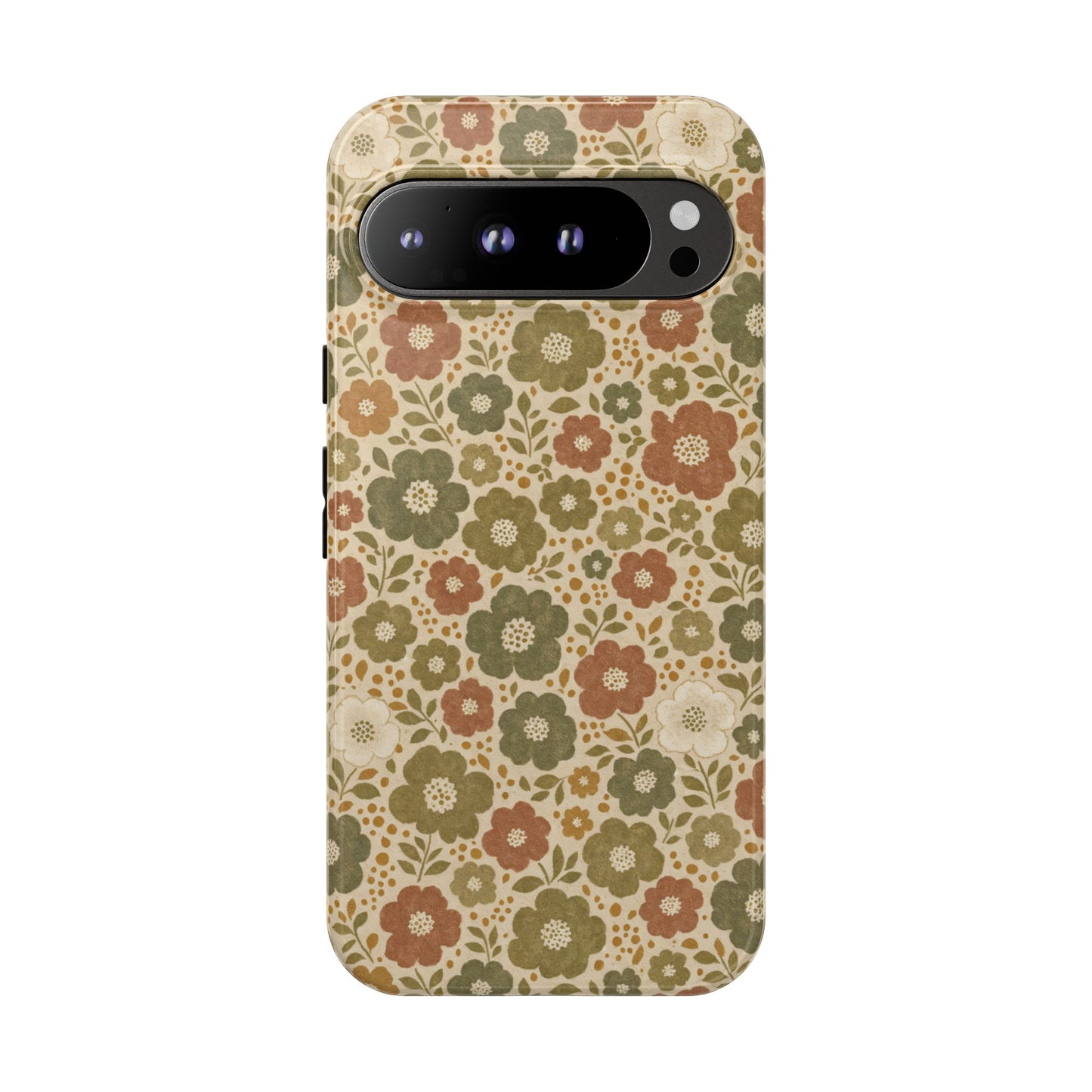 Retro Poppy Field Tough Case