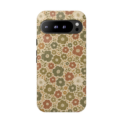 Retro Poppy Field Tough Case