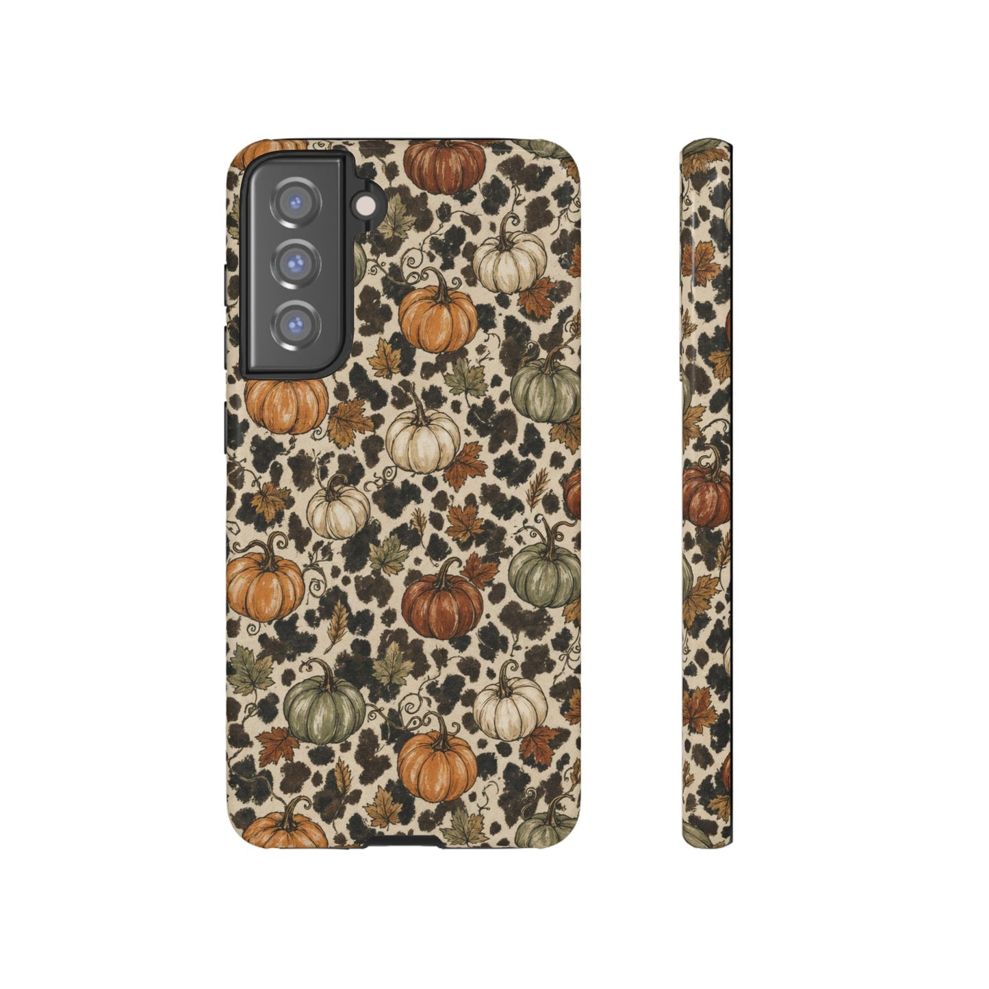 Cowhide Pumpkin Patch Tough Case