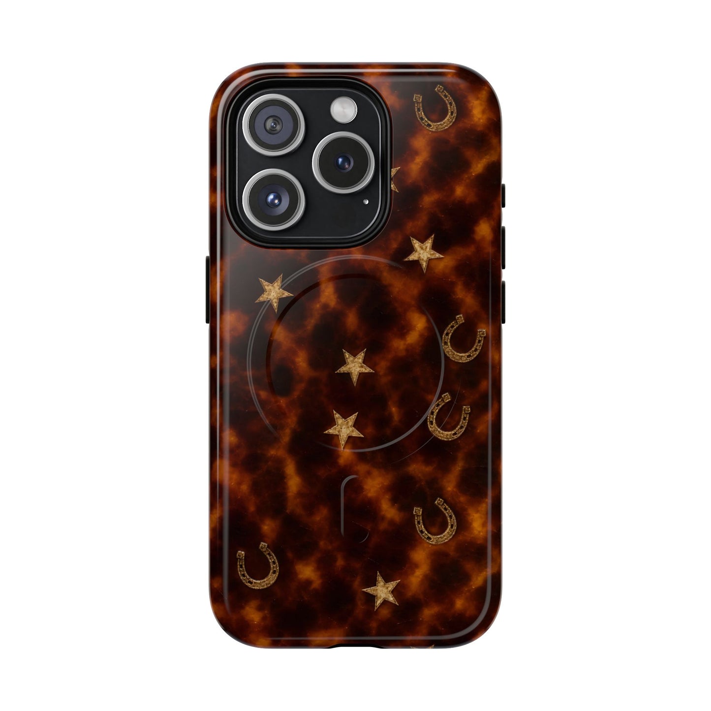 Horseshoe Tortoiseshell Magnetic Case