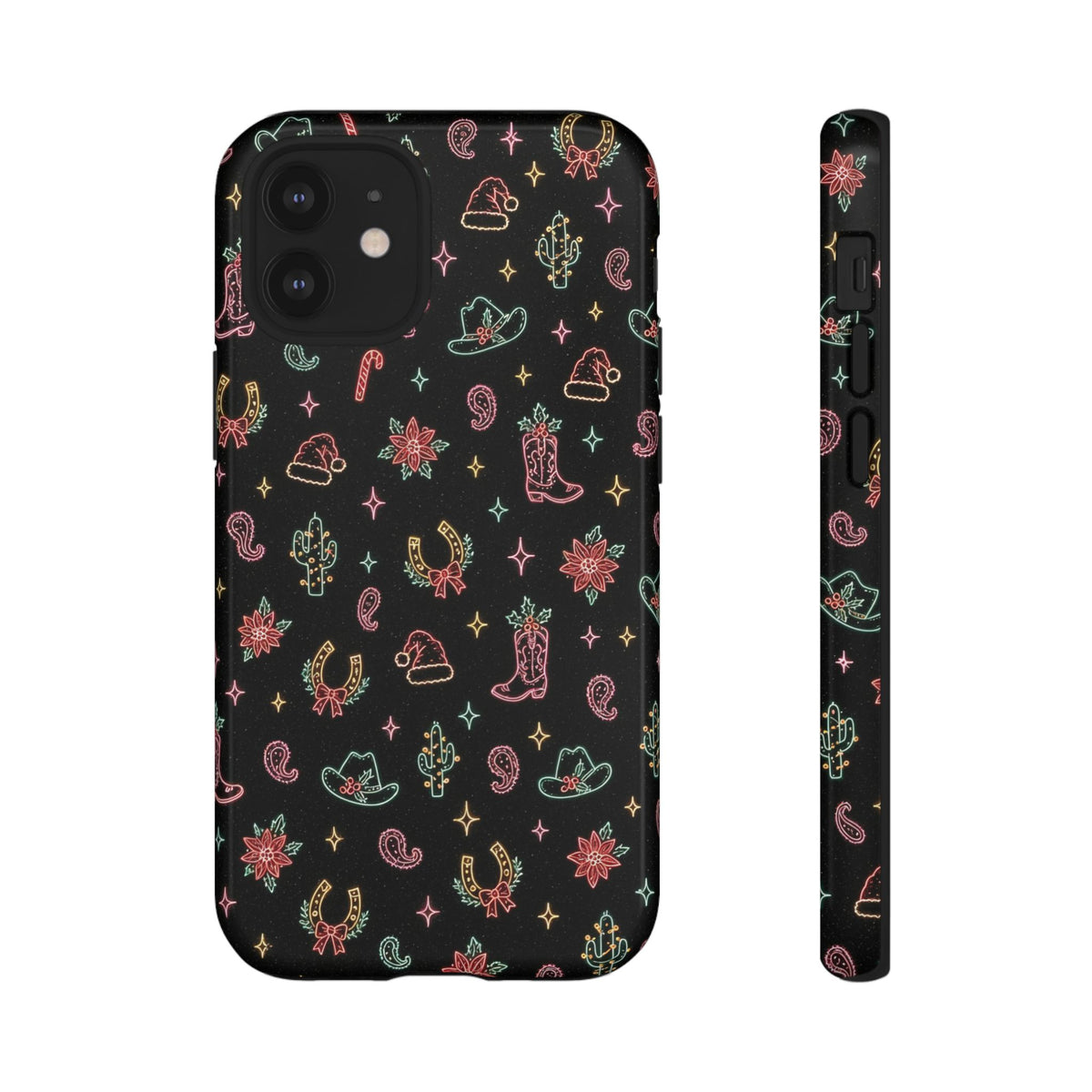 Neon Holiday Doodles Tough Case