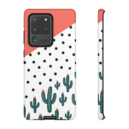 Polka Dot Cactus Tough Case