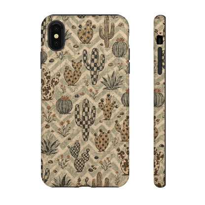Checkered Cactus Tough Case