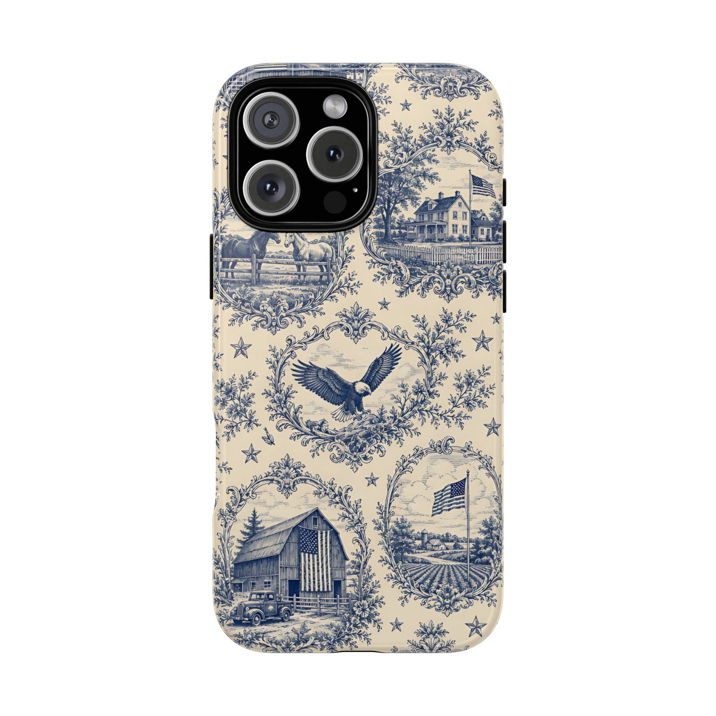 USA Toile Tough Case