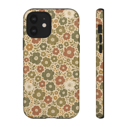Retro Poppy Field Tough Case