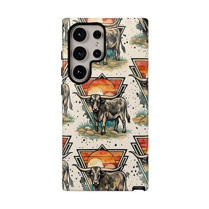 Retro Longhorn Tough Case