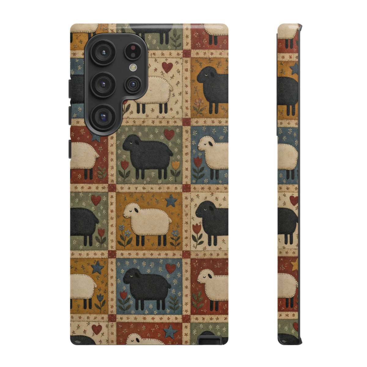 Sheep Quilt Tough Case