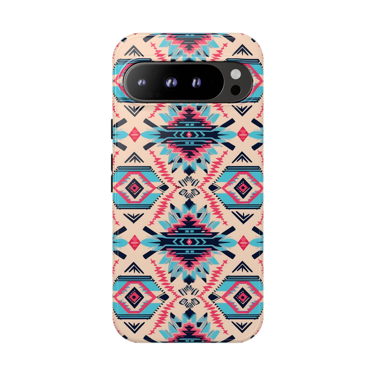 Pink Blue Aztec Phone Case