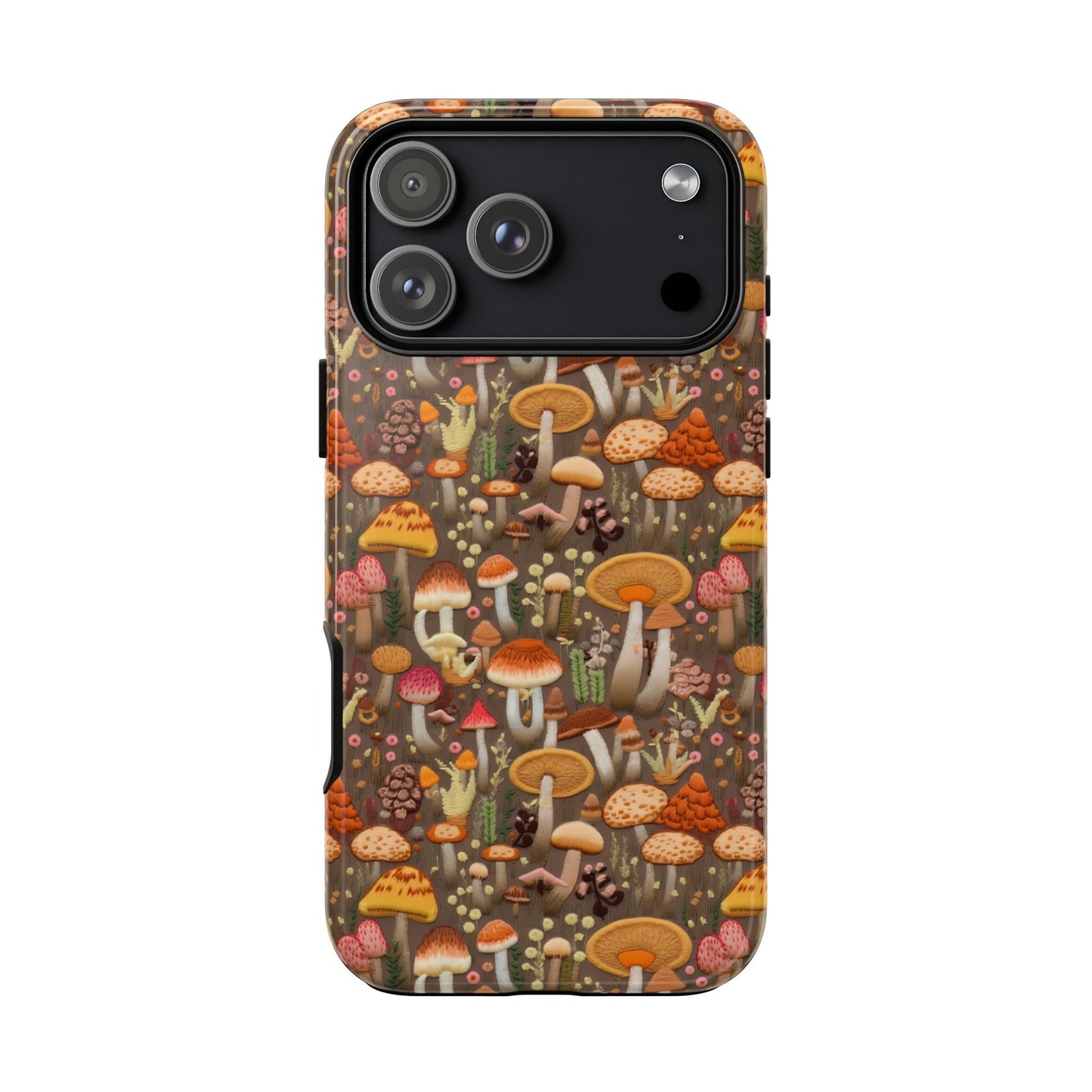 Orange Mushroom Tough Phone Case