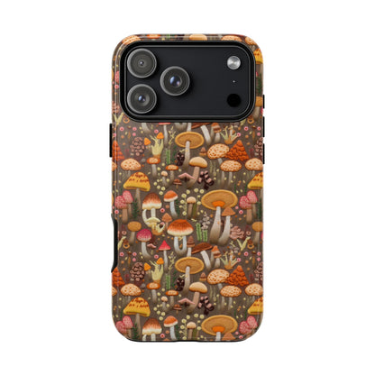 Orange Mushroom Tough Phone Case