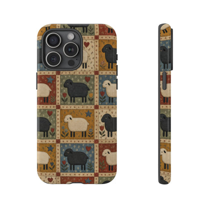 Sheep Quilt Tough Case