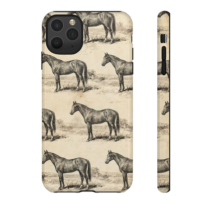 Vintage Horses Tough Case