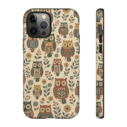 Folk Owls Tough Case