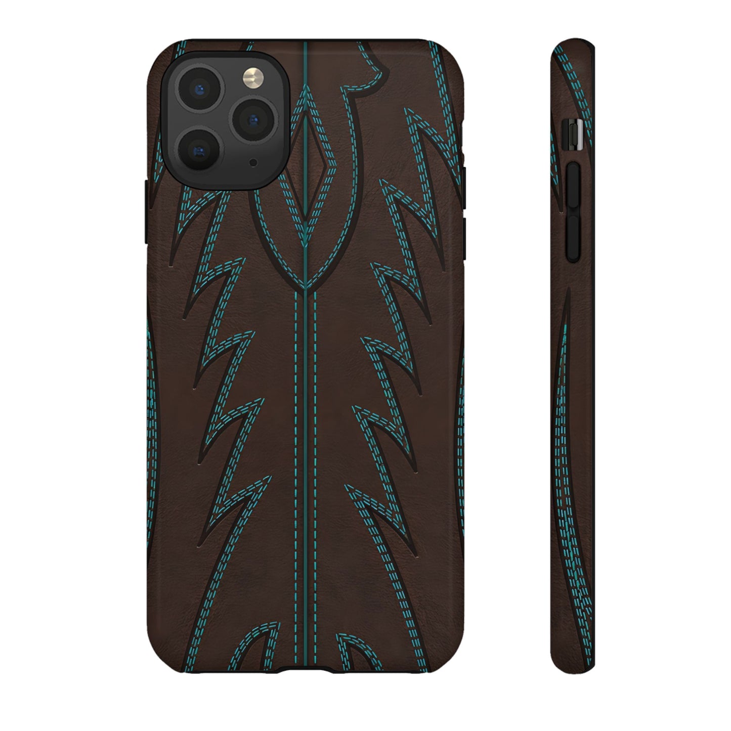 Boot Closeup Brown Turquoise Tough Case