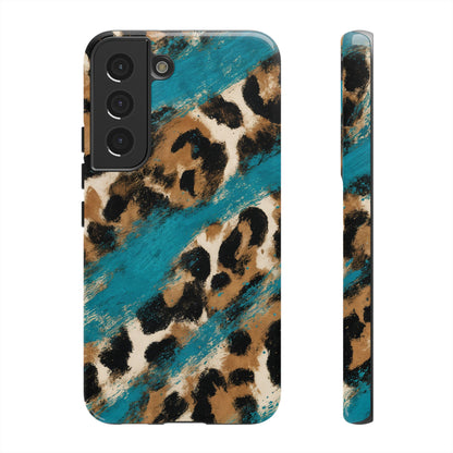 Turquoise Leopard Tough Case